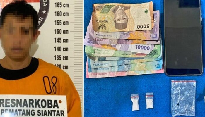 Polres P.Siantar Ringkus Residivis Miliki Sabu