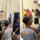 JALANNYA razia di kamar hunian Warga Binaan (WBP) Lapas Kelas IIA Labuhanruku, Kanwil Kemenkumham Sumut. Waspada/Ist
