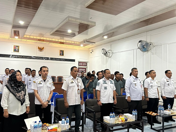 PEMBUKAAN pelatihan budi daya ayam kampung bagi WBP yang diselenggarakan Lapas Labuhanruku bekerja sama dengan Distanak Batubara. Waspada/Ist
