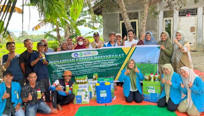 Dosen Unsam Berikan Pelatihan Pengelolaan Hama Terpadu Di Seunebok Punti
