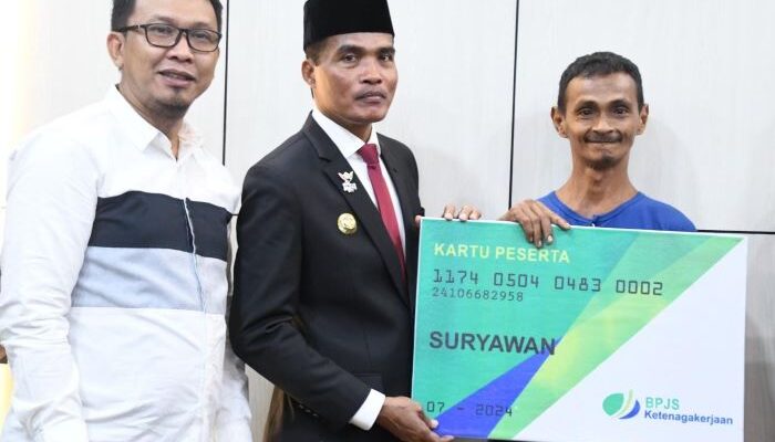 Pj Wali Kota Langsa Dukung Program BPJS Ketenagakerjaan