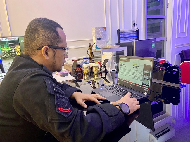 KEGIATAN webinar series yang diselenggarakan secara virtual oleh BPSDM Humham dan Bimtek pendampingan LKJIP diikuti Lapas Kelas II-A Labuhanruku  Waspada/Ist
