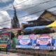 Gedung DPRK Simeulue menjelang acara pemberhentian anggota DPRK Simeulue 2019/2024 dan pelantikan DPRK Simeulue priode 2024/2029 pada pukul 14:00 WIB Senin (2/9). Waspada/Ist
