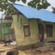 Rumah milik Samiah Ismail, ambruk diterjang ombak pasang laut di Teupin Jareng, Idi Rayeuk, Aceh Timur, Selasa (17/9). Waspada/Ist