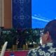Kepala KPw BI Pematangsiantar Muqorobin (paling kiri) menjelaskan tentang tujuan KPw BI Pematangsiantar menggelar SILFI 2024 saat pembukaan SILFI itu di lantai lima KPw BI, Jl. Adam Malik, Selasa (17/9).(Waspada-Ist).