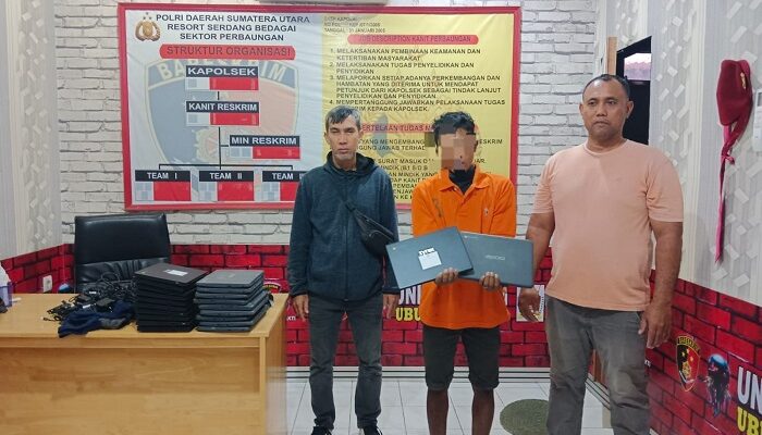 Pelaku Pembobol Sekolah Pembangunan Perbaungan Ditangkap