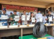 Polres Asahan Gagalkan Peredaran 17,7 Kg SS, 5 Tersangka Diamankan