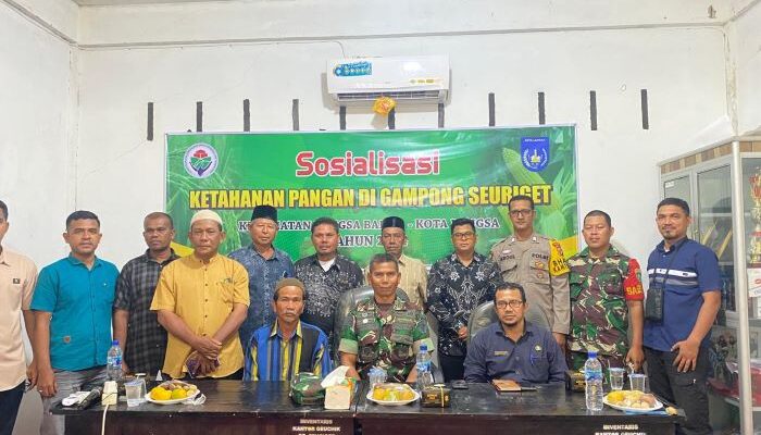 Pemerintah Gampong Seuriget Sosialisasi Ketahanan Pangan