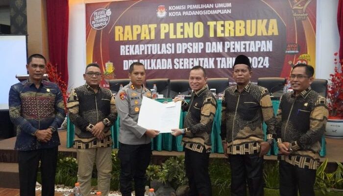 KPU Padangsidimpuan Tetapkan 161.786 Pemilih Pada Pilkada 2024