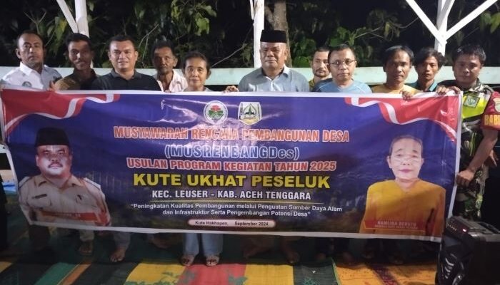 Musrenbangdes Kecamatan Leuser Agara Dituding Kuras Dana Desa