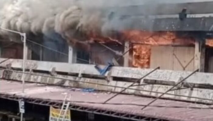 Pajak Horas Siantar Terbakar