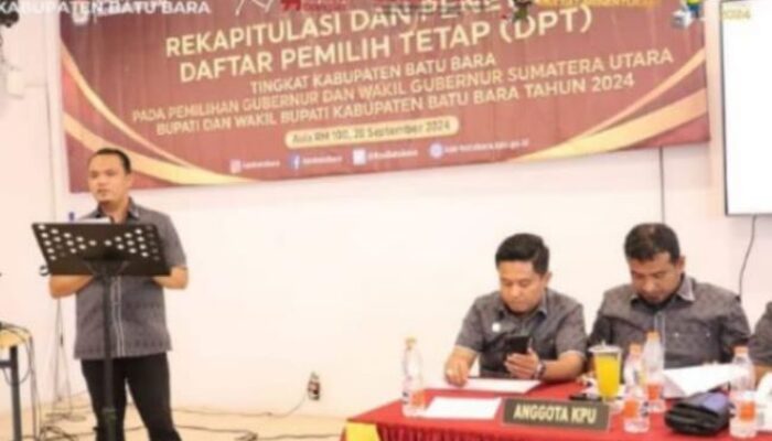 323.032 DPT Pilkada Serentak 2024 Di Batubara