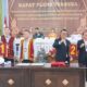 KPU Kota Gunungsitoli menggelar Rapat Pleno Terbuka Pengundian dan Penetapan Nomor Urut Paslon Wali Kota dan Wakil Wali Kota Gunungsitoli bertempat di Gedung Salak Madu, Gunungsitoli Selatan, Senin (23/9). Waspada/Bothaniman Jaya Telaumbanua