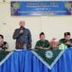 PDM Simalungun, H.Tugio WR saat menyampaikan sambutan di acara Musypimcab Muhammadiyah Serbalawan, Minggu (1/9).(Waspada/ist).
