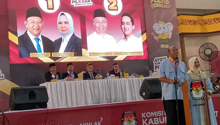 Paslon Langkat, Syah Afandin-Tiorita Nomor 1 Dan Iskandar-Adli Nomor 2 