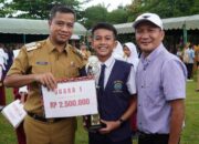 Pj Wali Kota Berikan Penghargaan 72 Siswa Berprestasi Pada OSN, O2SN Dan FLS2SN