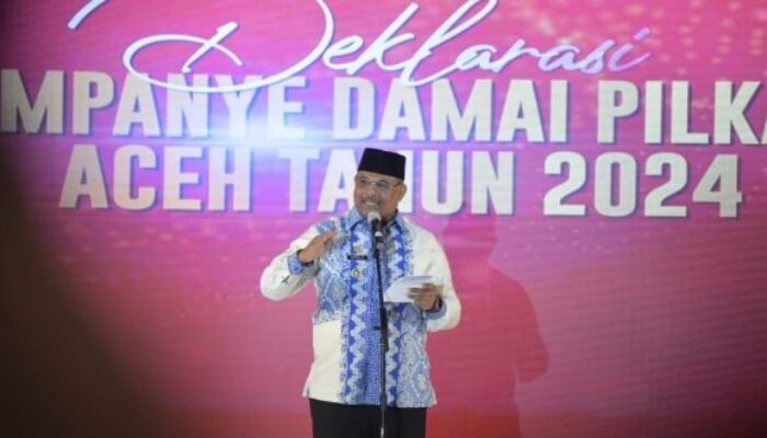 Pj Gubernur Bacakan Puisi Damailah Anak-Anak Indatu
