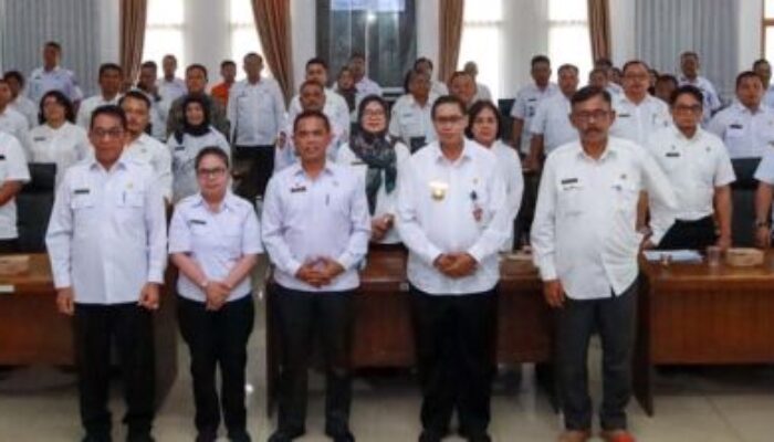 Pjs Wali Kota Pimpin Rakor Penyelenggaraan Pemerintahan