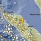 Guncangan gempa yang terjadi di Kota Langsa dari BMKG, Selasa (3/9) jelang salat subuh.Waspada/Ist.
