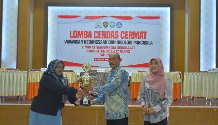 Kesbangpol Aceh Tamiang Gelar Lomba Cerdas Cermat Pancasila