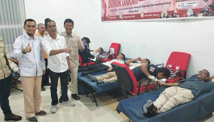 Penuhi Stok, PT BSP Tbk Donor Darah