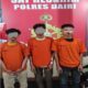 KETIGA tersangak saat ini ditahan di Polres Dairi.Waspada/ist