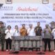 KOMISIONER Bawaslu Humbahas foto bersama dengan Forkopimda usai ceremony launching Peta Kerawanan Pemilihan Kepala Daerah. Waspada/Ist