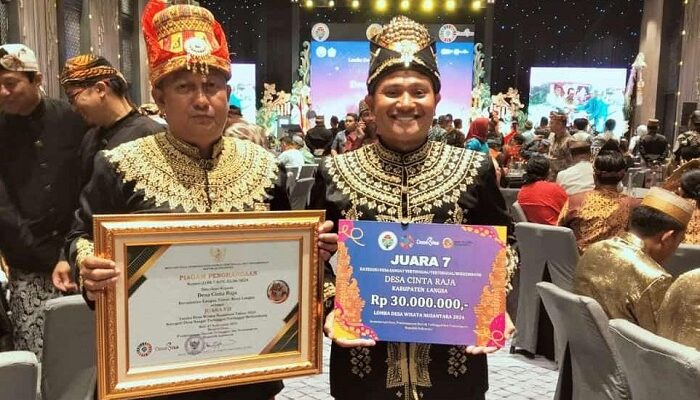 Gampong Cinta Raja Raih Peringkat Ke-7 Lomba LDWN