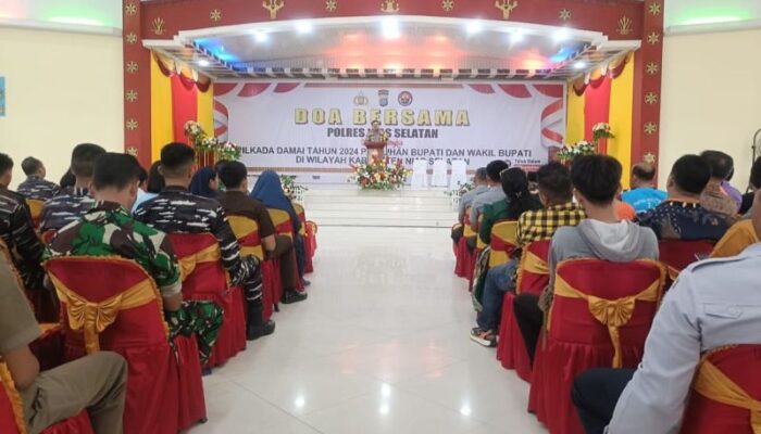 Polres Nisel Bersama Lintas Agama Gelar Doa Bersama Untuk Pilkada Damai