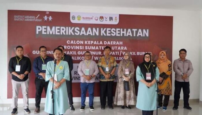 Periksa Kesehatan Di RSU Haji Medan, Basyaruddin Nasution: Insya Allah Sehat