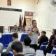 JALANNYA rapat dinas di Lapas Labuhan Ruku dan diskusi strategi kebijakan diselenggarakan oleh Kementerian Hukum dan HAM Sumut secara virtual.Waspada/Ist