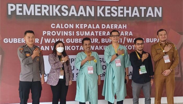 Birma Sinaga-Erwin Sihite Jalani Pemeriksaan Kesehatan Di RSU Haji Medan
