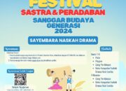 Sumut Minim Naskah Drama, Sanggar GENERASI Gelar Sayembara