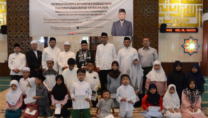 KORPRI Setjen DPR RI Peringati Maulid Nabi Muhammad SAW Di Masjid Baiturrahman