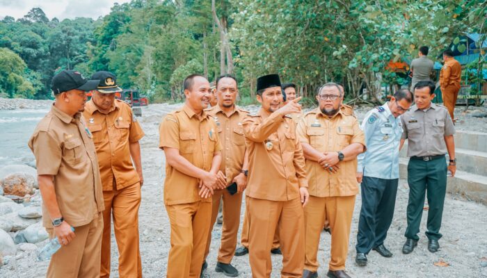 Pj Bupati Agara Pantau Kesiapan Fasilitas Arung Jeram