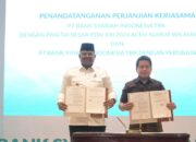Pj Gubernur Aceh – Dirut BSI Teken Kerjasama Sponsorship PON XXI