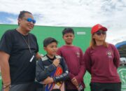 Tiga Bersaudara Asal Sulsel Ikut PON Cabor Ski Air Danau Toba