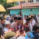 BOBBY Nasution disambut dua calon bupati dan ribuan warga saat kampanye di Kelurahan Gunung Baringin, Panyabungan Timur, Madina, Jumat (27/9/2024). Waspada/Ist