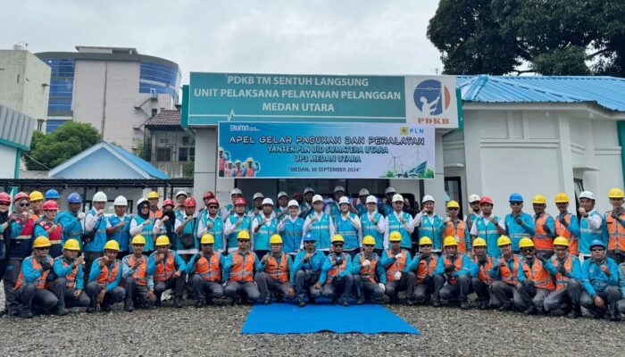 Tingkatkan Kualitas Pelayanan, PLN Sumut Gelar Pasukan Dan Peralatan Serentak