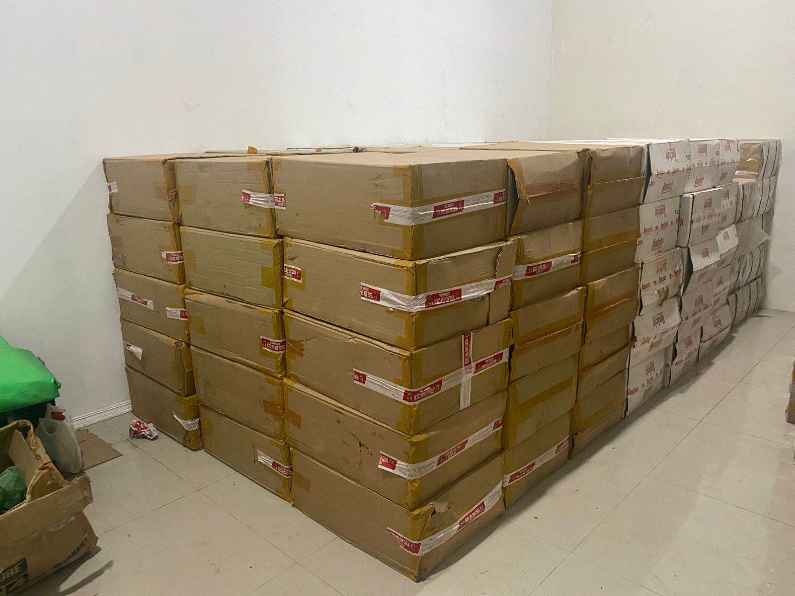 Bea Cukai Langsa Kembali Gagalkan Pengiriman Rokok Ilegal Miliaran Rupiah