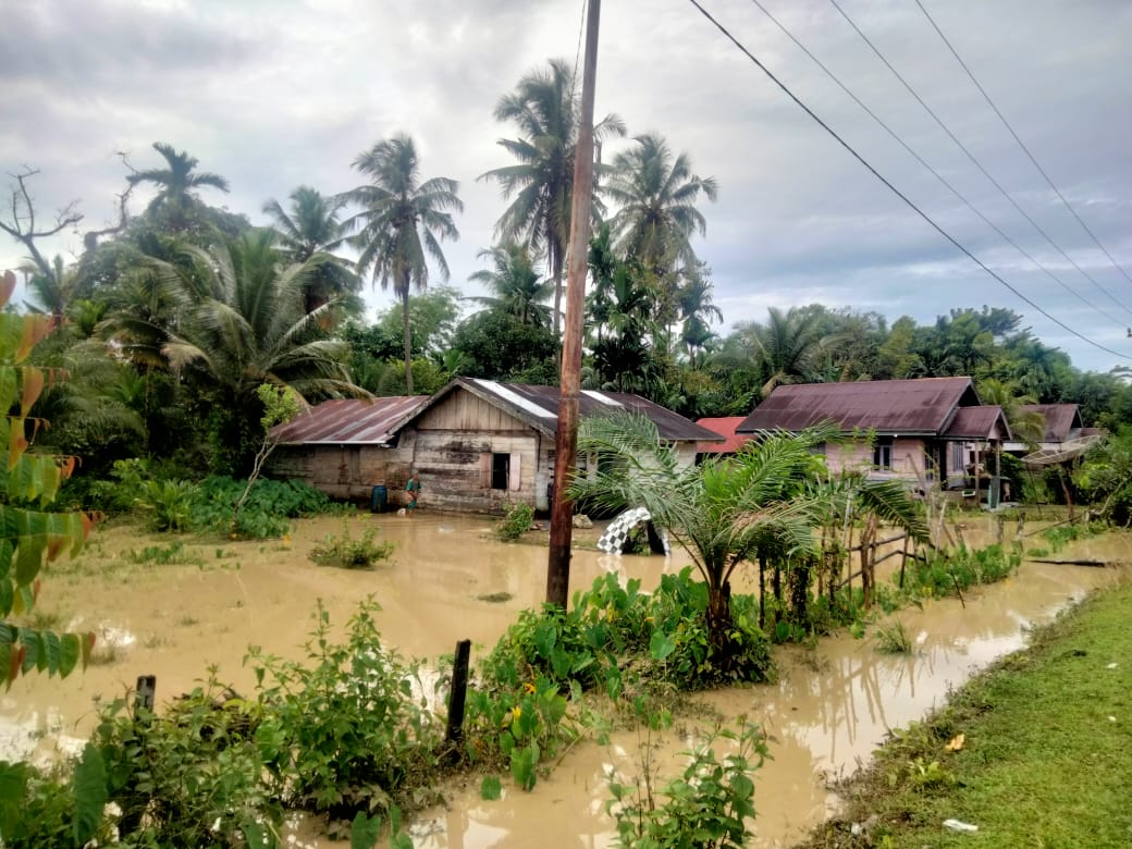 Puluhan Rumah Terendam Banjir Di Simeulue Timur