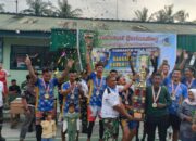 Pekan Besitang Juara Voli Danramil Cup