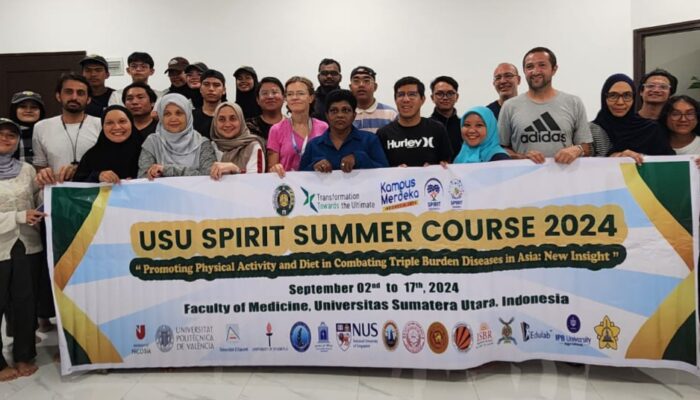 USU Gelar SPIRIT Summer Course 2024, Fokus Pada Pencegahan Tiga Beban Penyakit Di Asia