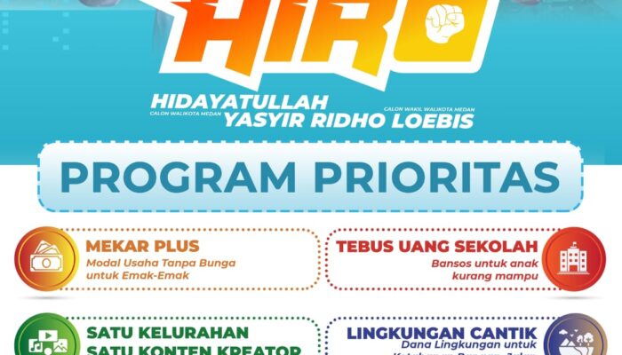 Pasangan HIRO Tepat Lanjutkan Pembangunan Kota Medan