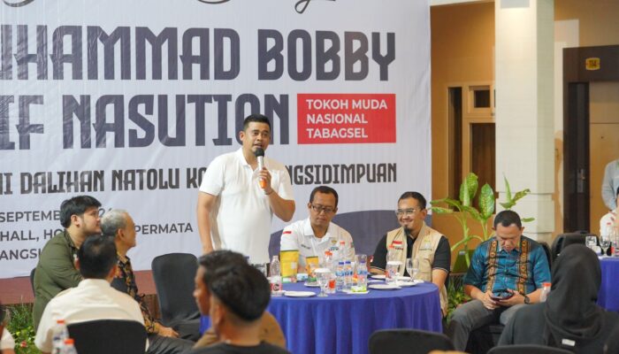 Paparkan Program Kerja Di Hadapan HIPMI Se-Tabagsel, Bobby: Setiap Kegiatan Wajib Ada Pojok UMKM