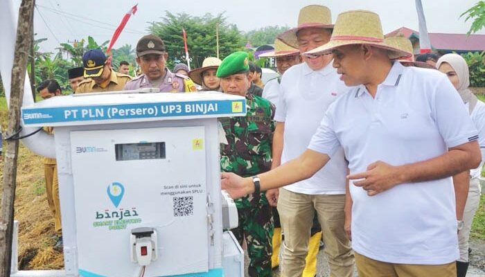 Pj Bupati Langkat Luncurkan Program Listrik Masuk Sawah Dan Tambak