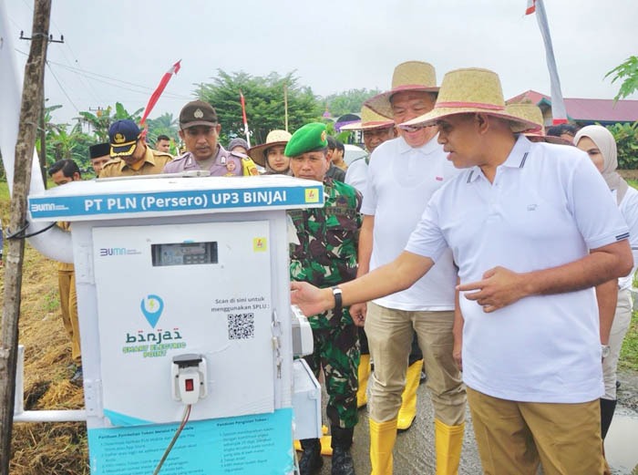 Pj Bupati Langkat Luncurkan Program Listrik Masuk Sawah Dan Tambak