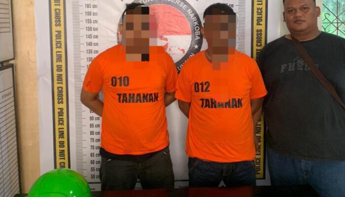 Dua Warga Asahan Diduga Bandar Sabu Diciduk