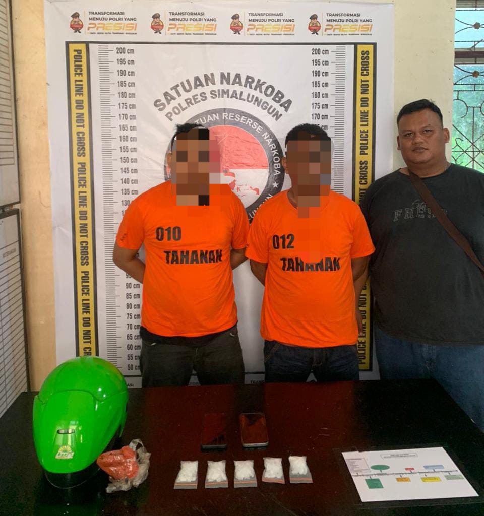 Dua Warga Asahan Diduga Bandar Sabu Diciduk