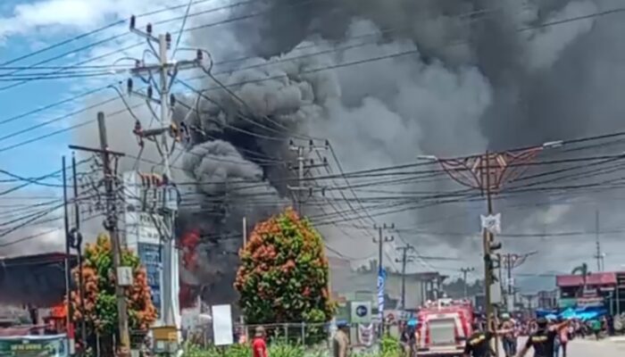 SPBU Oyon Di Subulussalam Terbakar